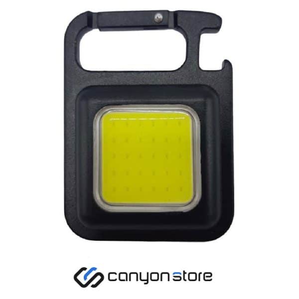 چراغ شارژی کارابین دار Keychain Light مدل KO-1752-کنیون استور