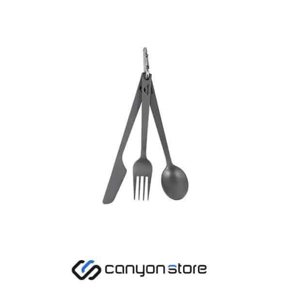 قاشق چنگال چاقو تیتانیوم نیچرهایک مدل NH19T011-D کنیون استور